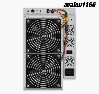 SHA256 कनान एवलॉनमिनर 1166 प्रो 68t 72t, 12V Btc Asic Miner