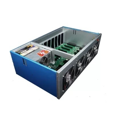 एथेरियम माइनिंग रिग मशीन, 4GB DDR3 नोटबुक 8 GPU माइनिंग केस