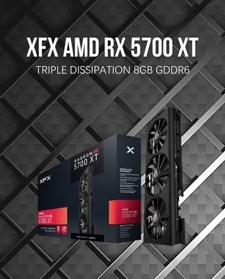 2560 करोड़ Radeon Rx 5700 Xt ग्राफिक्स कार्ड, ETH माइनिंग 8GB GDDR6 ग्राफिक्स कार्ड