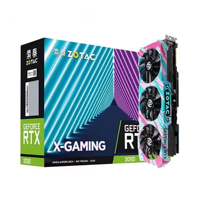 वीडियो कार्ड के साथ GeForce RTX 3090 24G माइनिंग रिग ग्राफिक्स कार्ड 10GB